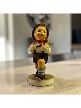 Hummel School Boy Figurine Goebel W. Germany Vintage Collectible 1960s